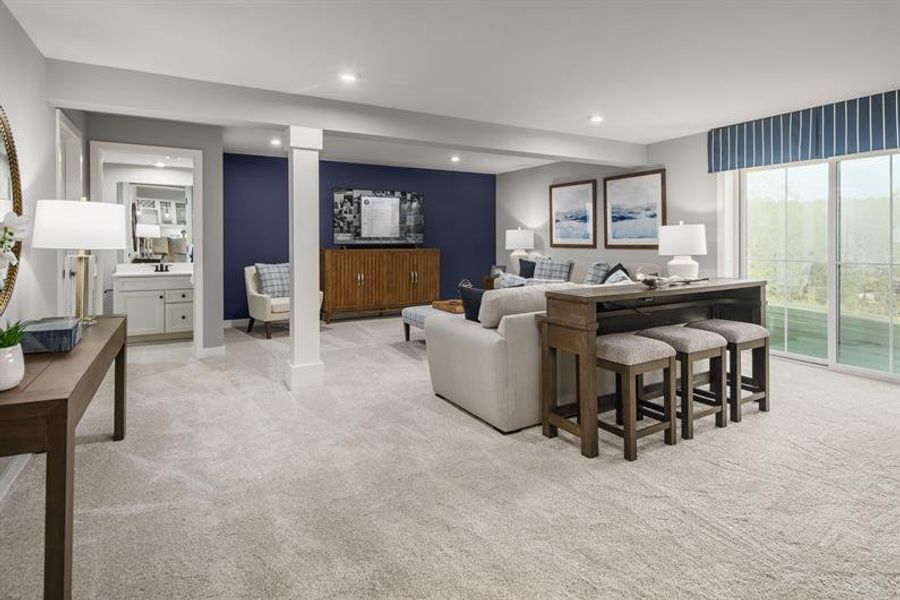 Furnished interior view inside a new home in Berkeley, Spartanburg (Image 32).
