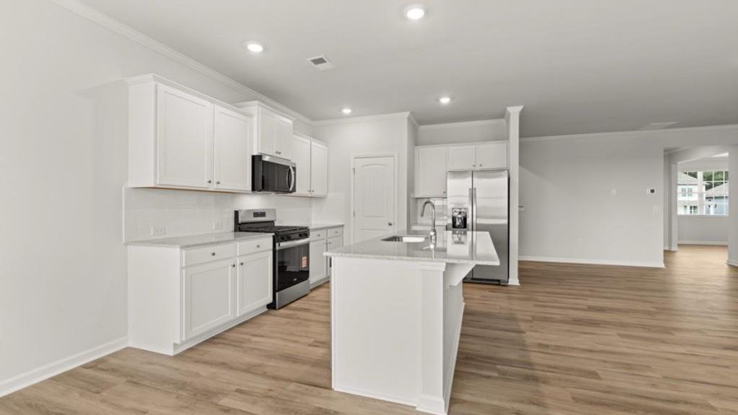 Furnished interior view inside a new home in Liberty Crossing, Braselton (Image 8).