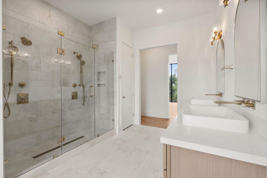 Furnished interior view inside a new home in , Houston (Image 20).