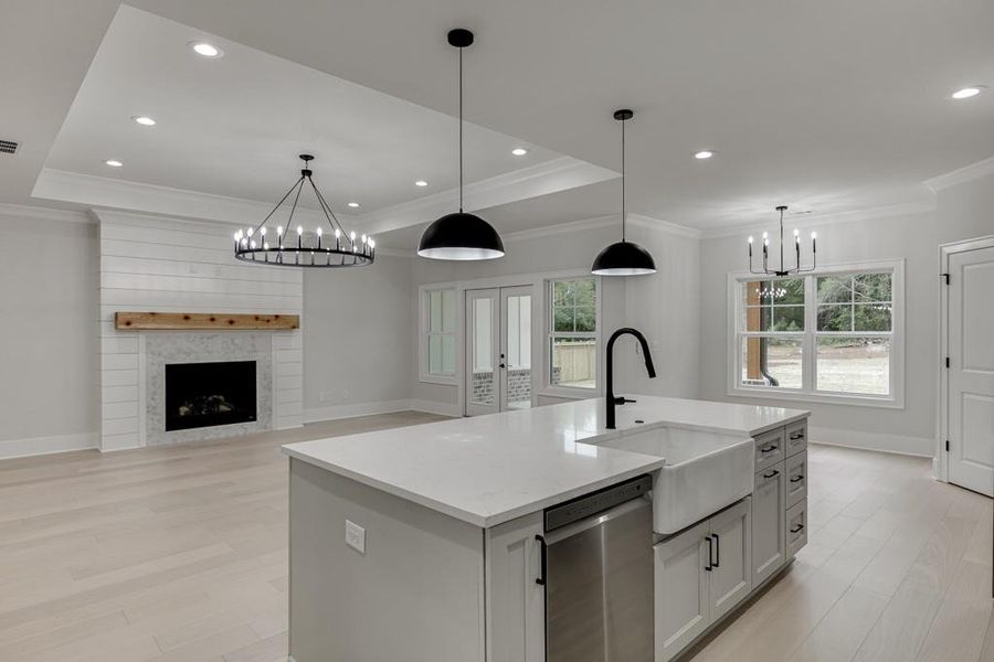 Furnished interior view inside a new home in , Pendergrass (Image 9).