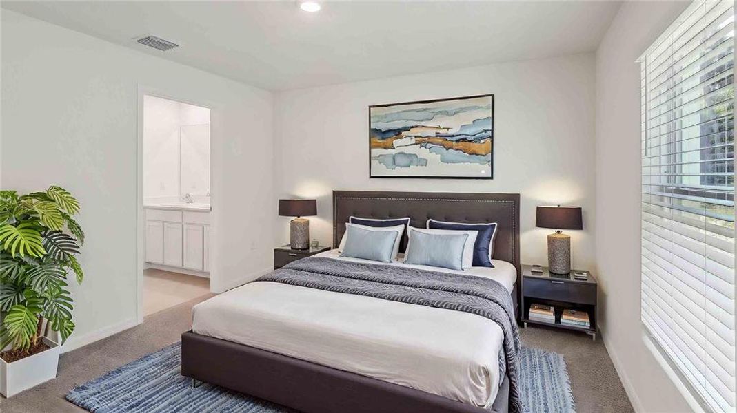 Furnished interior view inside a new home in Triumph South, Wildwood (Image 13). Furnished interior view inside a new home in Triumph South, Wildwood (Image 13).