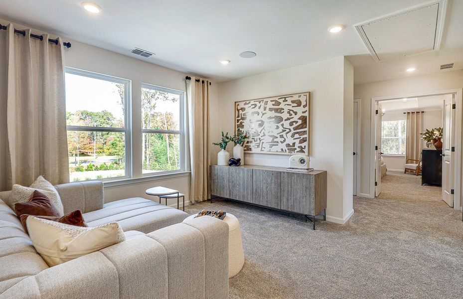 Furnished interior view inside a new home in Galloway Towns, Charlotte (Image 9).