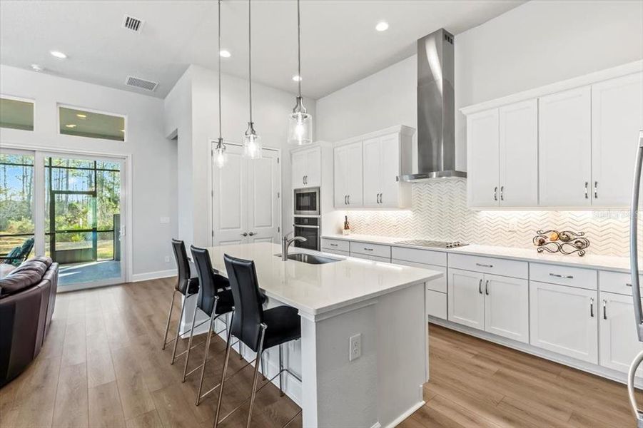 Furnished interior view inside a new home in Woodhaven, Port Orange (Image 12). Furnished interior view inside a new home in Woodhaven, Port Orange (Image 12).