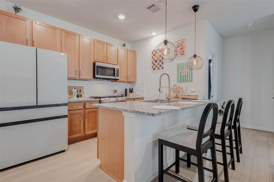 Furnished interior view inside a new home in , Katy (Image 11).