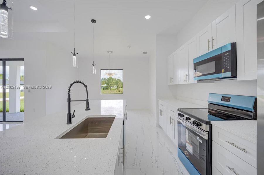 Furnished interior view inside a new home in , Lehigh Acres (Image 7).
