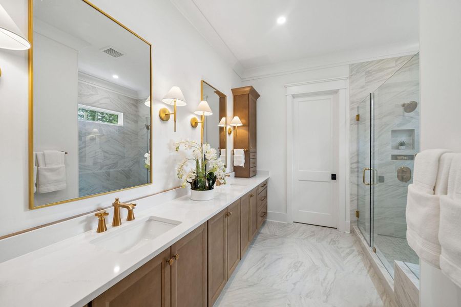 Furnished interior view inside a new home in , Mount Pleasant (Image 60).