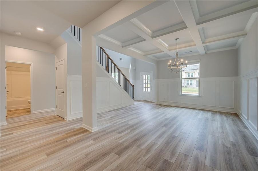 Spacious, unfurnished interior of a new home in Cambria at Traditions, Hampton (Image 32).