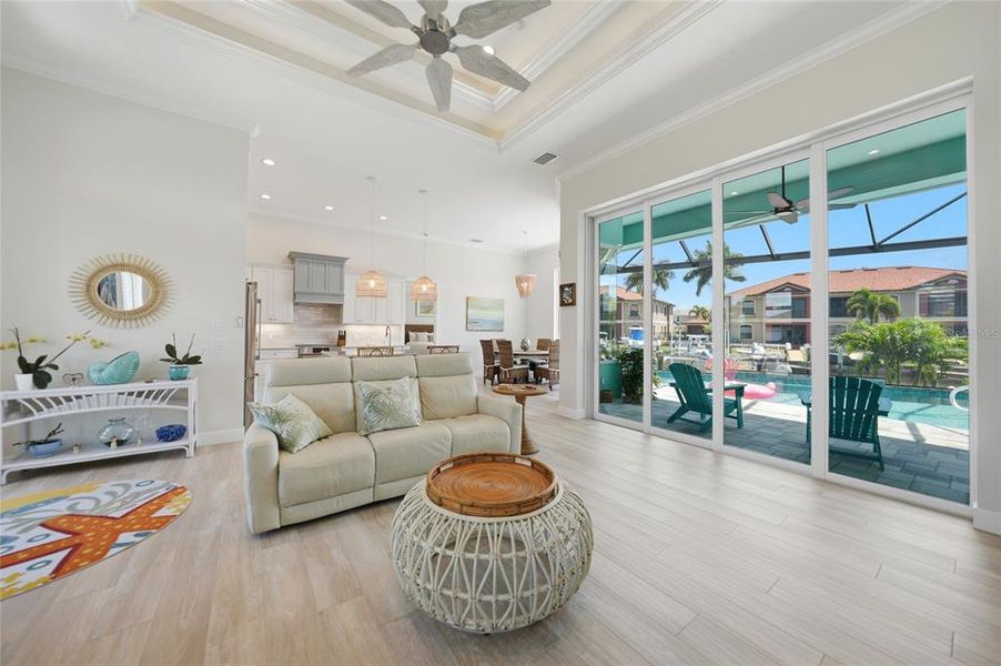 Furnished interior view inside a new home in , Punta Gorda (Image 38).
