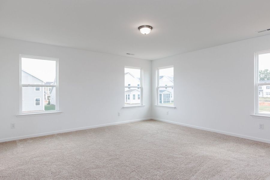 Representative unfurnished interior of a home built from the Tate by Mattamy Homes in Magnolia Park, Garner (Image 14).