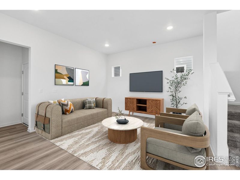 Furnished interior view inside a new home in Kinston Cottage, Loveland (Image 12). Furnished interior view inside a new home in Kinston Cottage, Loveland (Image 12).
