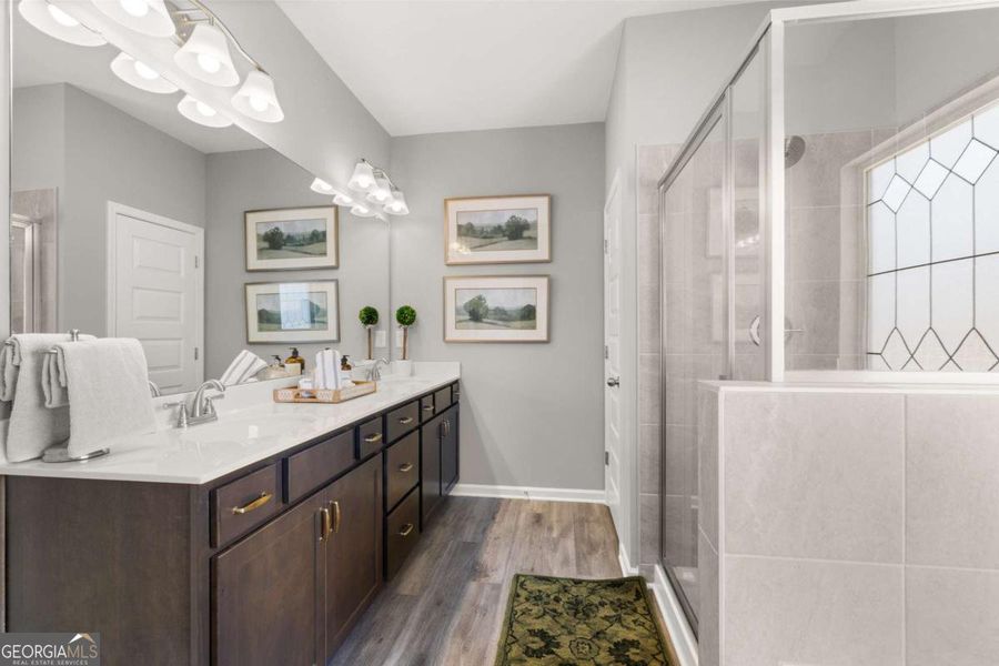 Furnished interior view inside a new home in Trellis Park, Hampton (Image 15).