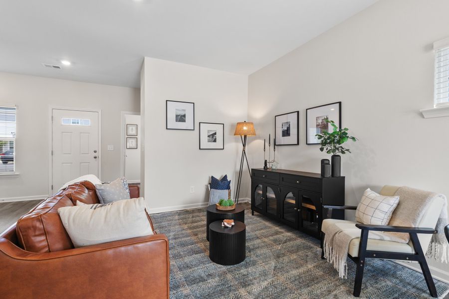 Representative furnished interior of a home built from the Palmetto II by McGuinn Homes in Clarke Townes, Anderson (Image 18).