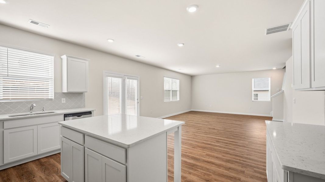 Furnished interior view inside a new home in Brooks Station, Dacula (Image 7).