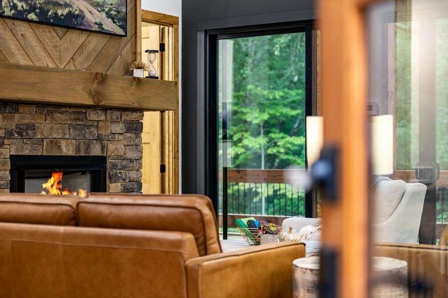 Furnished interior view inside a new home in , McCaysville (Image 43).