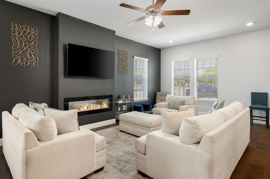 Furnished interior view inside a new home in , North Richland Hills (Image 16). Furnished interior view inside a new home in , North Richland Hills (Image 16).