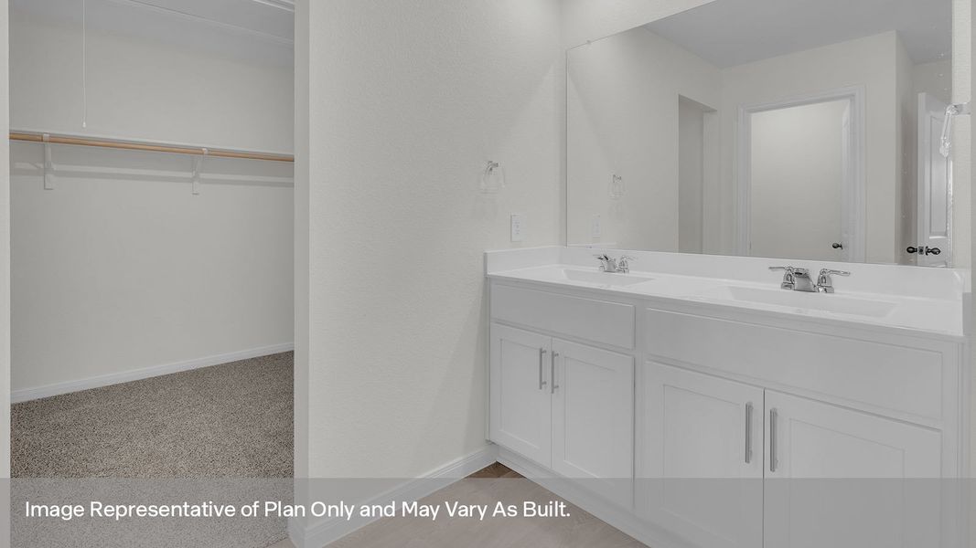 Furnished interior view inside a new home in Trace, San Marcos (Image 10).