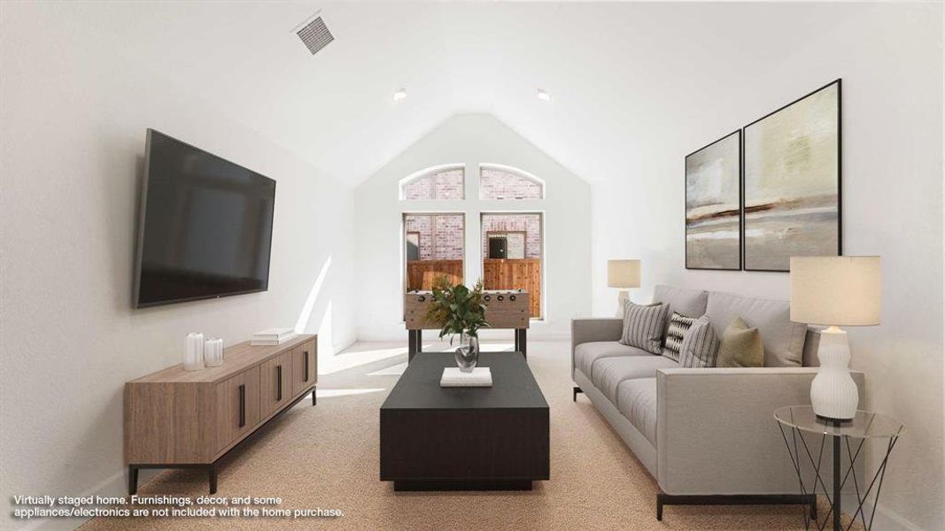 Furnished interior view inside a new home in Devonshire, Forney (Image 8).