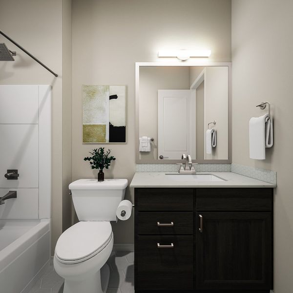 Representative furnished interior of a home built from the Pecan Plan 58-6 by Tri Pointe Homes in Whispering Hills, Laveen (Image 15). Representative furnished interior of a home built from the Pecan Plan 58-6 by Tri Pointe Homes in Whispering Hills, Laveen (Image 15).