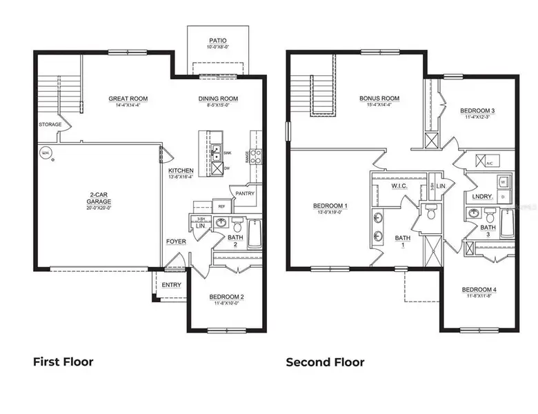 2D floor plan layout of this home in River Park, Temple Terrace, FL (Image 5). 2D floor plan layout of this home in River Park, Temple Terrace, FL (Image 5).