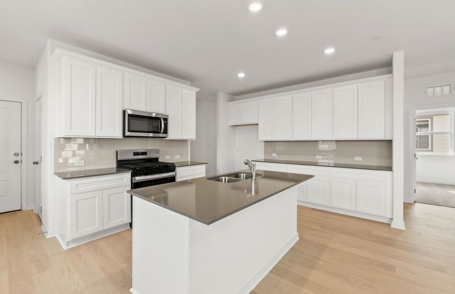Furnished interior view inside a new home in Larson Crossing, Elgin (Image 9).