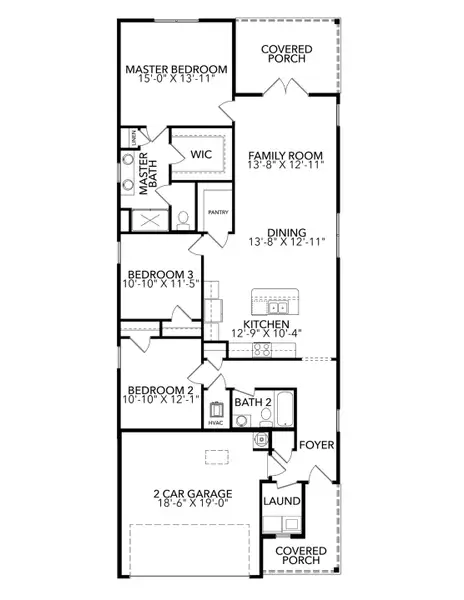 2D floor plan layout of this home in Titus Park, Panama City, FL (Image 5). 2D floor plan layout of this home in Titus Park, Panama City, FL (Image 5).