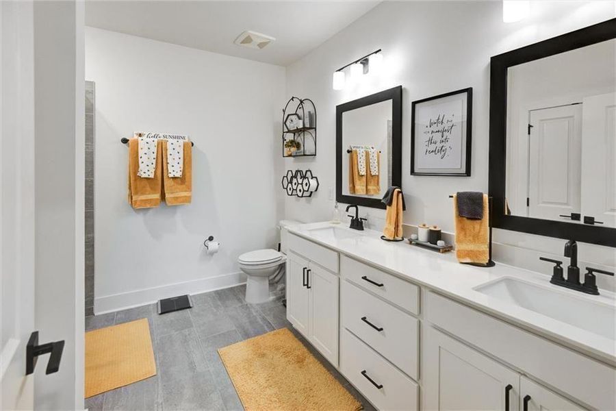 Furnished interior view inside a new home in , Cumming (Image 12).