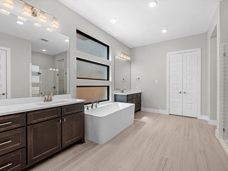 Furnished interior view inside a new home in Cross Creek Ranch 65′, Fulshear (Image 3). Furnished interior view inside a new home in Cross Creek Ranch 65′, Fulshear (Image 3).