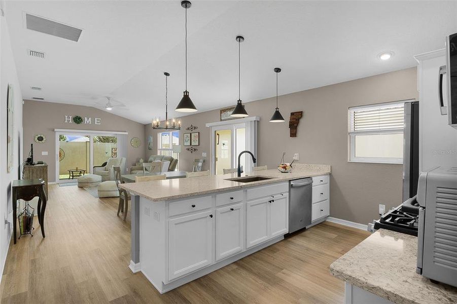 Furnished interior view inside a new home in , The Villages (Image 8).