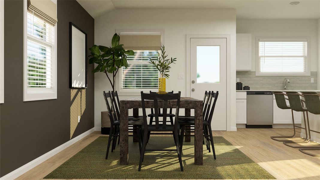 Furnished interior view inside a new home in Lively Ranch: Highlands Collection, Georgetown (Image 14).