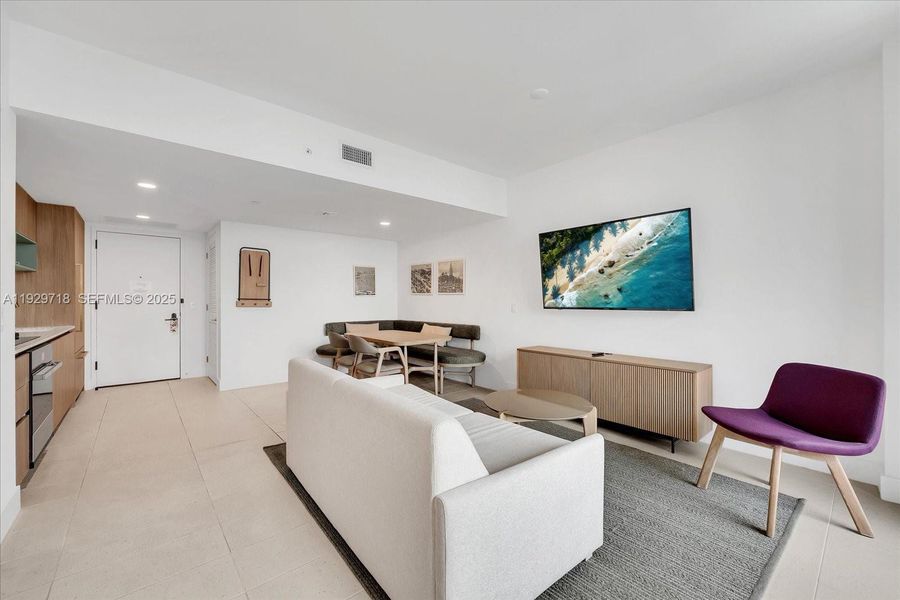 Furnished interior view inside a new home in , Miami (Image 5).