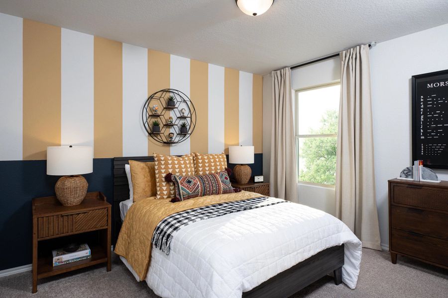 Representative furnished interior of a home built from the Cassidy by Ashton Woods in The Wilder, Adkins (Image 13).