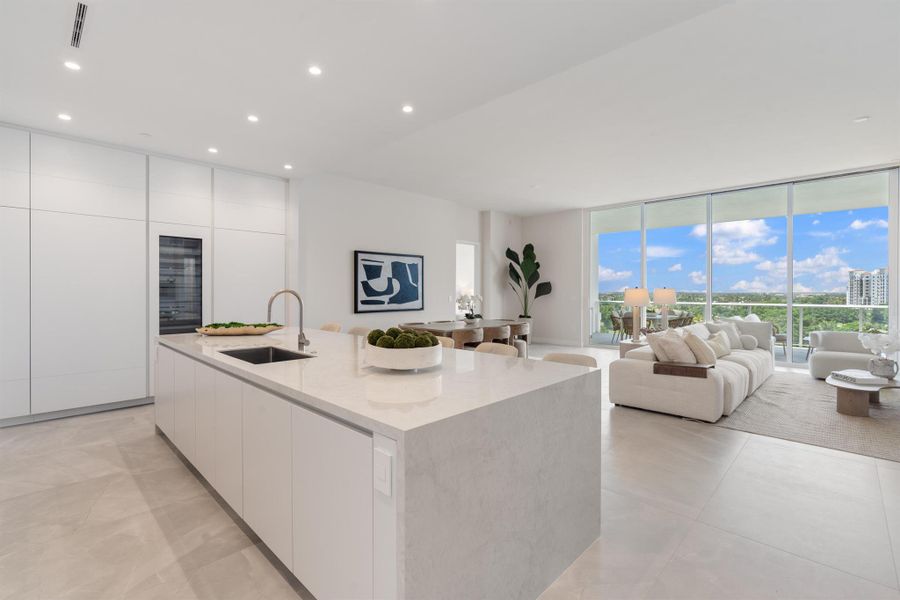 Furnished interior view inside a new home in Alina Residences, Boca Raton (Image 22). Furnished interior view inside a new home in Alina Residences, Boca Raton (Image 22).