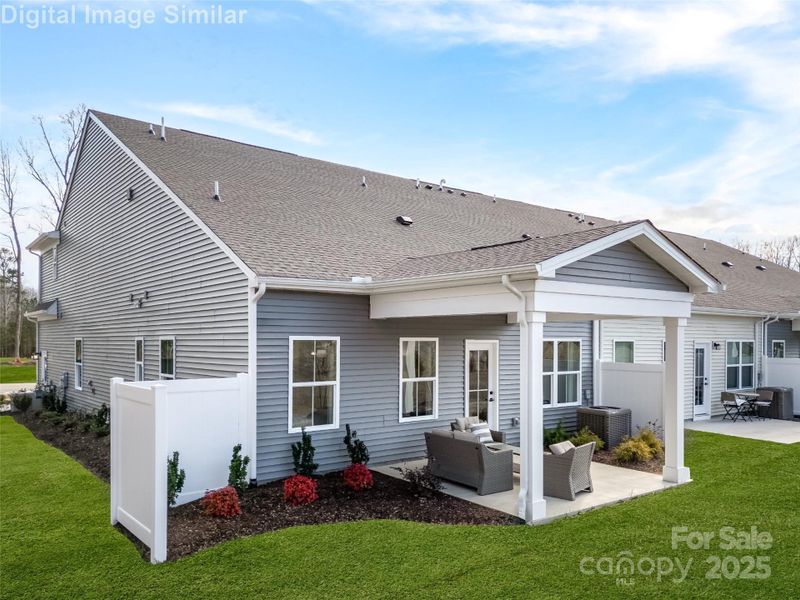 Step into your private paradise—complete with a privacy fence, your very own patio, and an optional covered rear porch perfect for lounging. Surround it all with a heavenly garden crafted by you, where every bloom and breeze turns your backyard into a personal sanctuary.