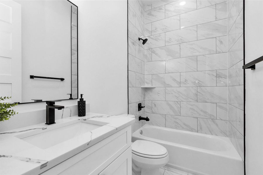 Furnished interior view inside a new home in , Houston (Image 35).