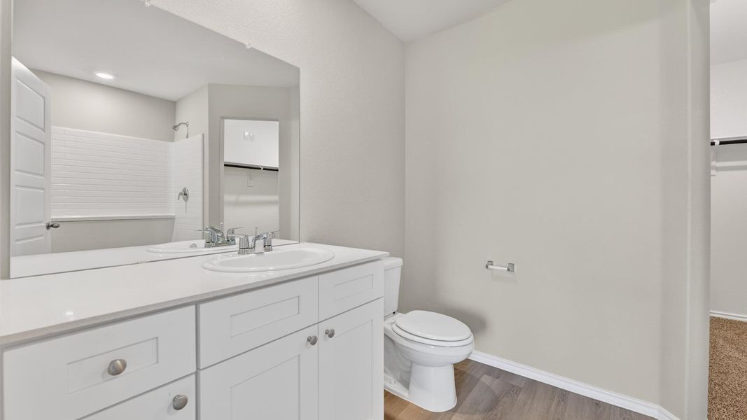 Furnished interior view inside a new home in Monarch at the Meadows, Ponder (Image 9).
