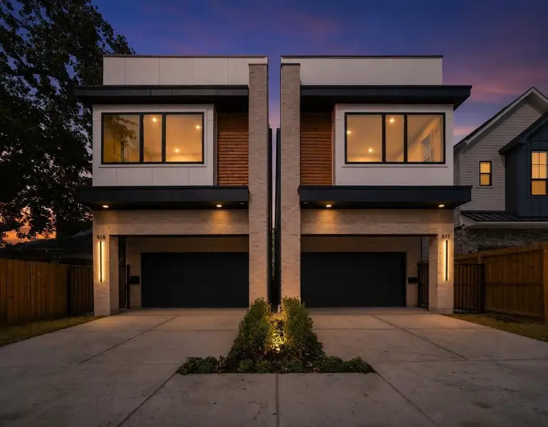 Front exterior of a new home in , Houston, TX, highlighting curb appeal (Image 2). Front exterior of a new home in , Houston, TX, highlighting curb appeal (Image 2).
