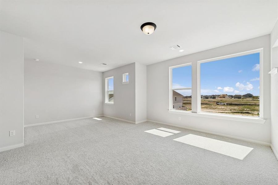 Spacious, unfurnished interior of a new home in Painted Tree Woodland West – Cottages, McKinney (Image 15). Spacious, unfurnished interior of a new home in Painted Tree Woodland West – Cottages, McKinney (Image 15).