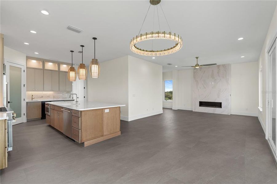 Furnished interior view inside a new home in , New Smyrna Beach (Image 19).