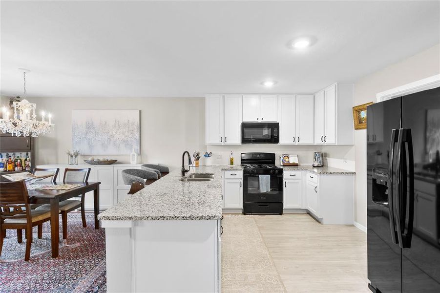 Furnished interior view inside a new home in Spiritas Ranch, Little Elm (Image 12).