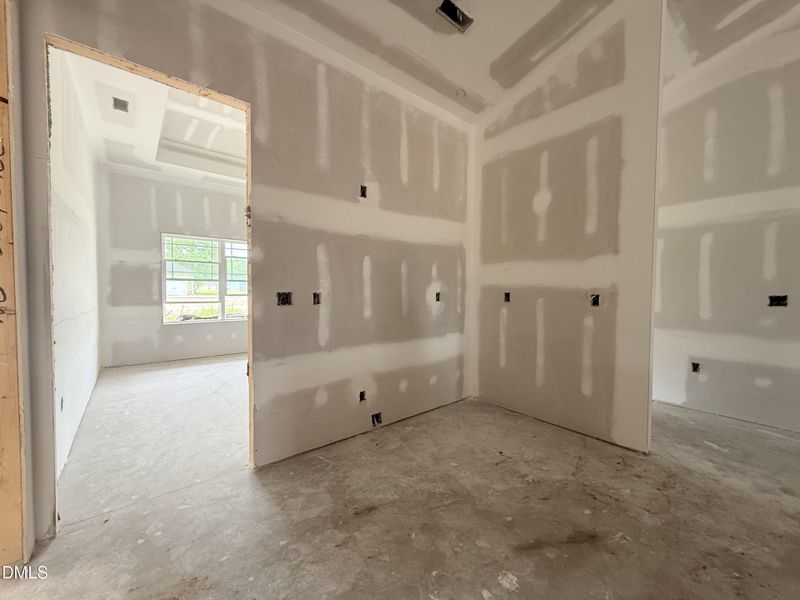 8 Kitchen where stove, microwave and l s