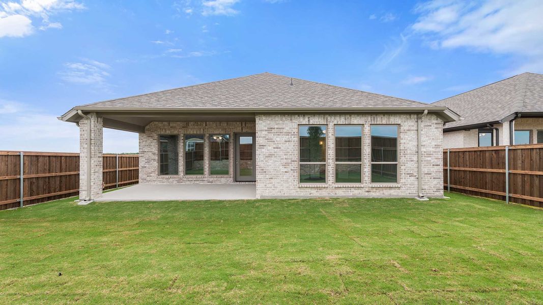 Exterior details and patio area of a home in Meraki, Forney (Image 4). Exterior details and patio area of a home in Meraki, Forney (Image 4).