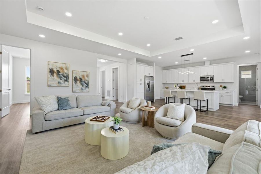 Furnished interior view inside a new home in , Brooksville (Image 7).