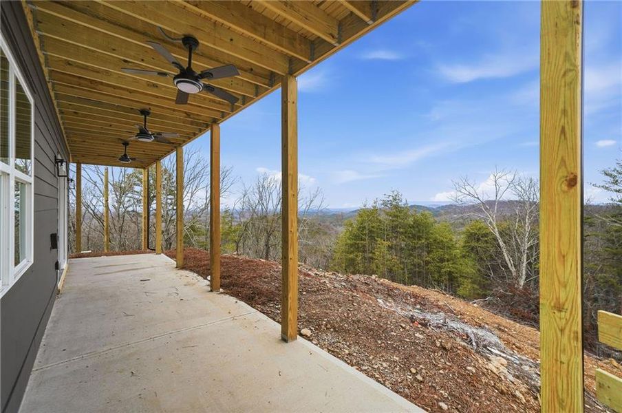 Exterior details and patio area of a home in , Ranger (Image 28).