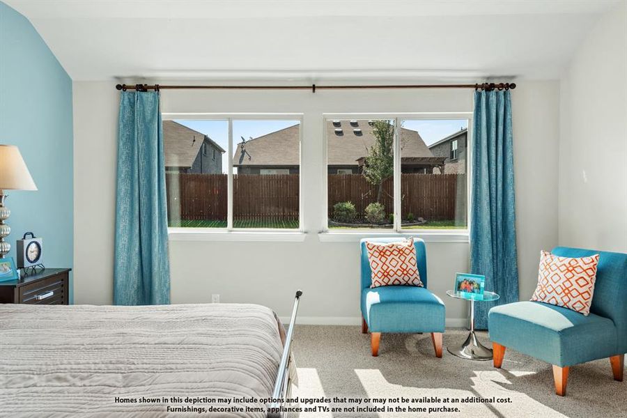 Furnished interior view inside a new home in Bear Creek Elements, Lavon (Image 25).