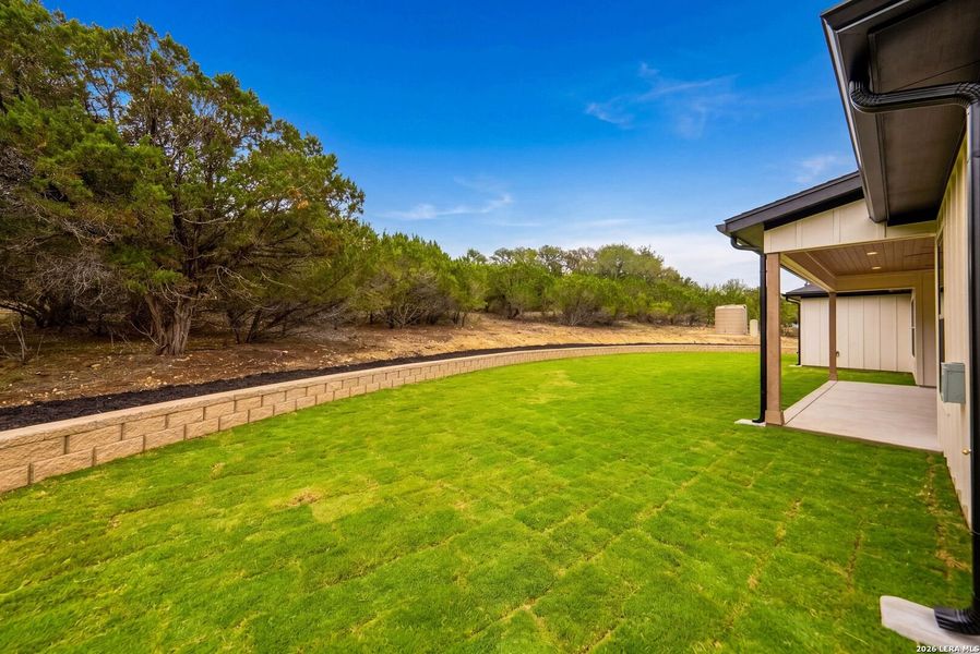 Exterior details and patio area of a home in , Boerne (Image 29).