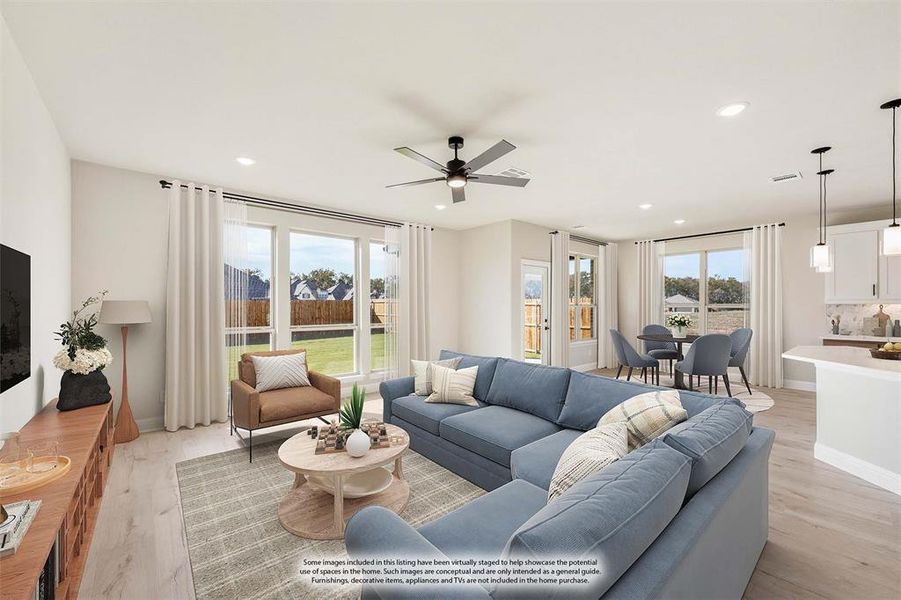 Furnished interior view inside a new home in Anderson Crossing, Trenton (Image 6).