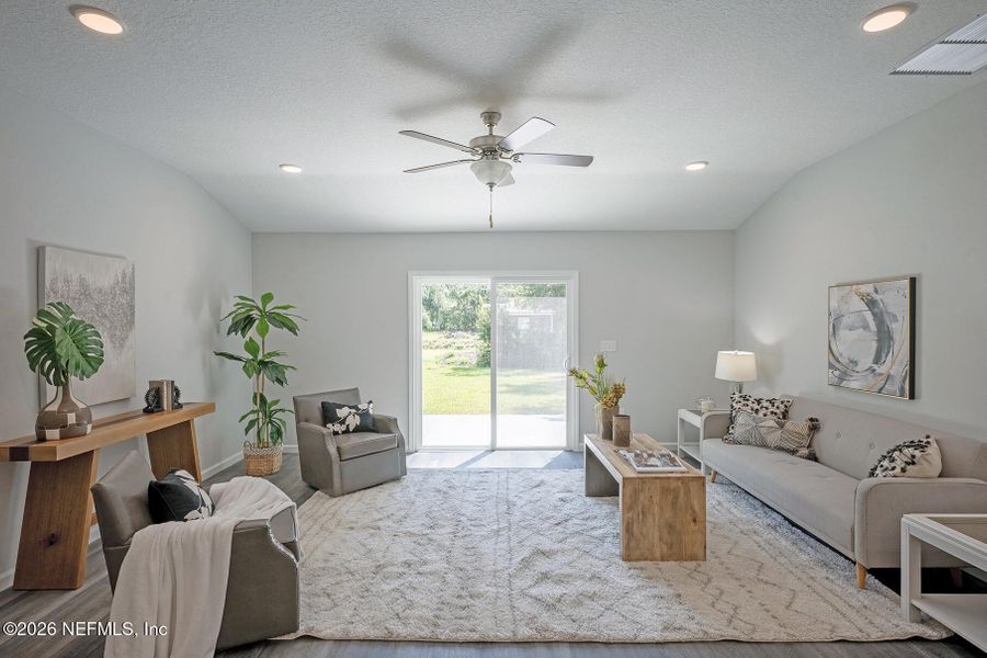 Furnished interior view inside a new home in , Jacksonville (Image 12).