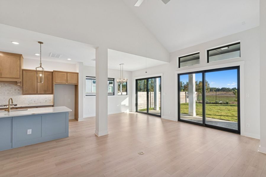 Furnished interior view inside a new home in ARTAVIA 50' Homesites, Conroe (Image 6).