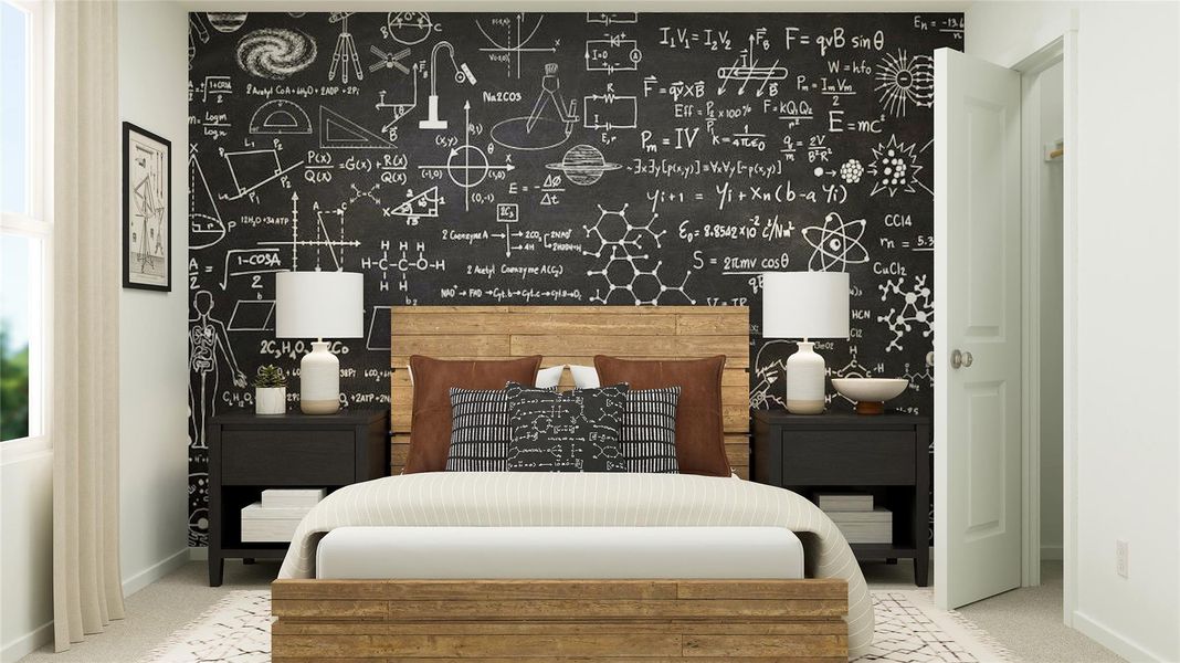 Furnished interior view inside a new home in Firefly Pointe, Hutto (Image 6).