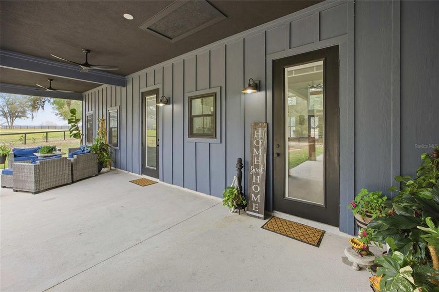 Exterior details and patio area of a home in , Belleview (Image 4). Exterior details and patio area of a home in , Belleview (Image 4).
